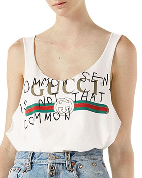 gucci tank top common sense